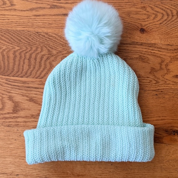Love Your Melon Star Wars Grogu Cuffed Knit Hat with Pom in Mint - Picture 5 of 6
